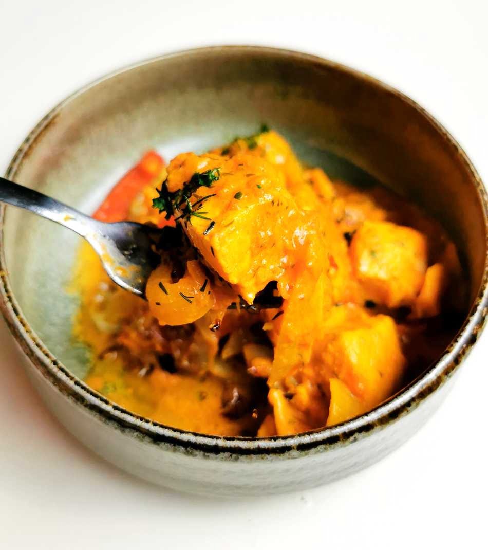 Fiskgryta med tomat och saffran Fiskgryta med tomat och saffran